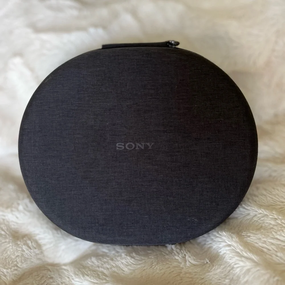 Sony Black Zippered Pouch